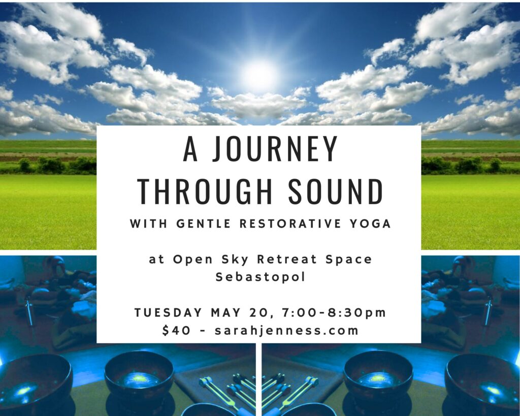 sound bath, sound healing event, sebastopol, santa rosa, sonoma county